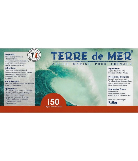 Terre de Mer I50 Argile marine pour chevaux